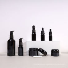 Black Glass Bottles with Eye Droppers For Essential Oils Colognes & Perfumes